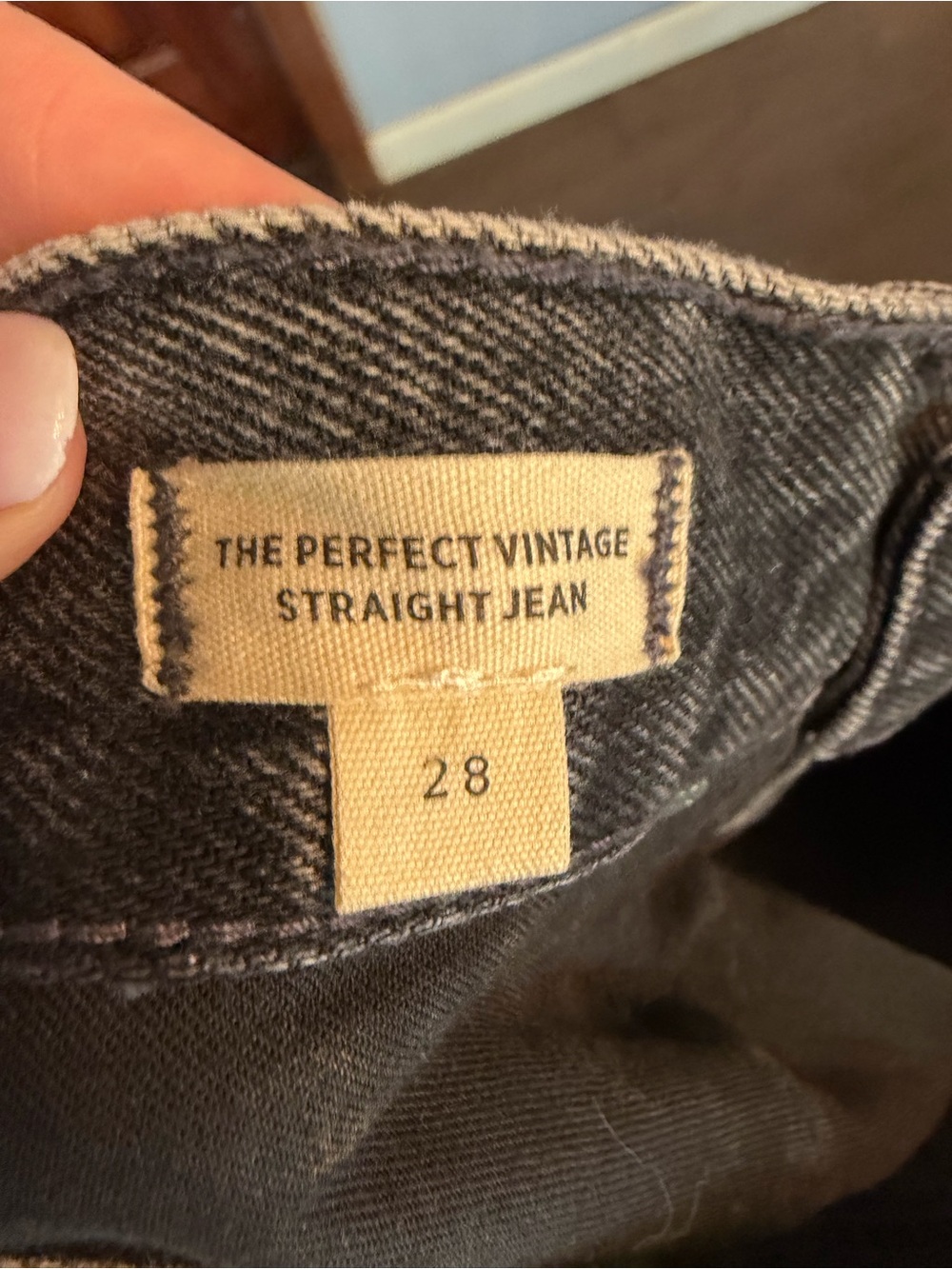 High-Rise Acid Wash women's Jeans - Gray - Picture 3 of 3